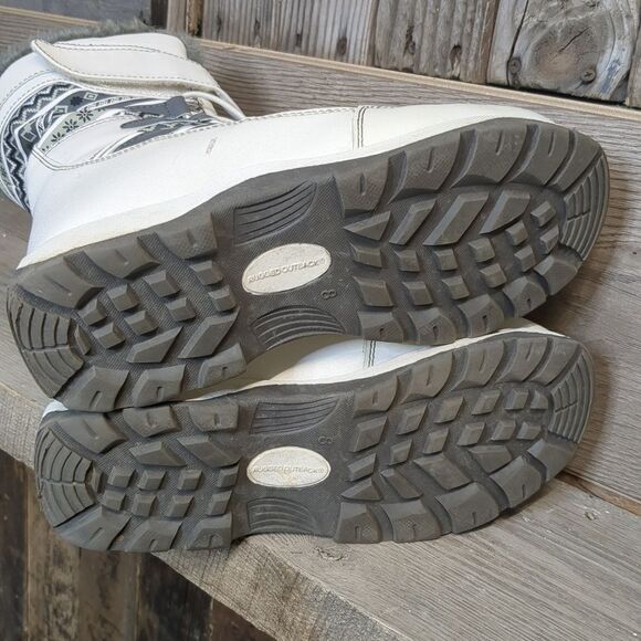 Rugged Outback Thermolite Tall Winter Snow Boots Women's Size 8 - Picture 10 of 10